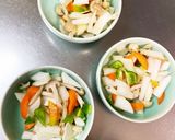 全てレンジ坦々麺味豚こま大根青椒肉絲風作り方11写真