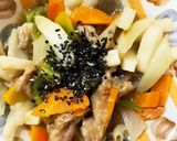 全てレンジ坦々麺味豚こま大根青椒肉絲風作り方17写真