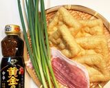 油揚げと豚肉のくるくる巻き♡作り方1写真