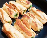 油揚げと豚肉のくるくる巻き♡作り方4写真