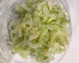 キャベツの塩昆布とゆかり和え作り方3写真