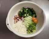 ゴーヤ入りお好み焼き作り方7写真