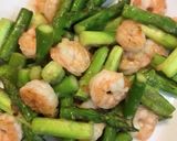 海老とアスパラの中華炒め　コストコ作り方6写真