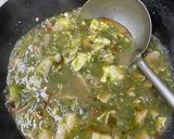 賄い♪豚肉とアオサのぶっかけ昆布出汁丼作り方4写真