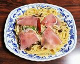 簡単！きのこいっぱい♪生ハムのパスタ☆作り方8写真