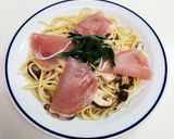 簡単！きのこいっぱい♪生ハムのパスタ☆作り方9写真