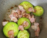 とろナスとベーコンのコク旨醤油炒め作り方3写真