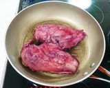 鶏ソテーのブルーベリーレモンソースがけ☆作り方2写真