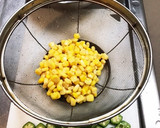 オクラとコーン海老のかき揚げ蕎麦作り方1写真