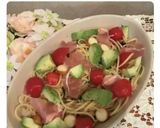 トマトとアボカドの和風冷製パスタ作り方12写真