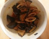お弁当★レンチン★ピリ辛茄子&ちくわ焼き作り方3写真