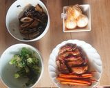 お弁当★レンチン★ピリ辛茄子&ちくわ焼き作り方4写真