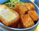 簡単！豚バラ厚揚げ！　タロの弁当33作り方1写真