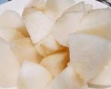 梨はひとくちカットが食べやすい♡作り方8写真