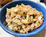 鯖水煮缶と根菜のおこわ作り方9写真