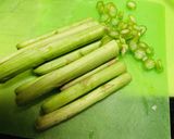 ＊アスパラの根元とコーンのバター炒め＊作り方1写真