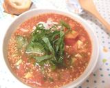 切って混ぜるだけ☆　野菜ジュースで冷や汁作り方4写真