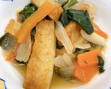 【病院】さつまあげ煮【朝食】作り方3写真