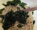 バジル明太子チキンと和風ポン酢和え蕎麦作り方3写真
