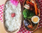 お弁当★レンチン★ピリ辛茄子&ちくわ焼き作り方6写真