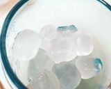 お安いわらび餅と豆乳でタピオカ風作り方1写真