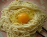 素麺で。お好み焼き風、昼めし作り方1写真