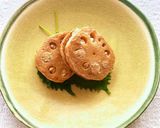 豆腐入り鶏つくねの蓮根挟み焼き作り方5写真