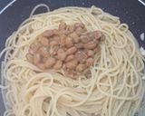 納豆スパゲッティ温玉のせ作り方7写真