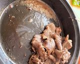 簡単牛肉のケチャップ炒め作り方1写真
