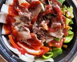 簡単牛肉のケチャップ炒め作り方2写真