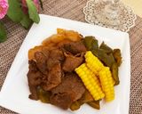 簡単牛肉のケチャップ炒め作り方4写真