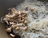 しらたきとしめじの明太子炒め作り方2写真