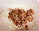 豚こま肉で♪揚げない唐揚げ作り方3写真