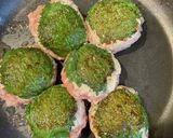 しいたけの肉詰め大葉のせ♪甘辛照り味作り方8写真