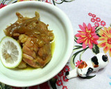 簡単✿玉ネギと❀鶏肉の✿麺つゆカレー煮作り方4写真
