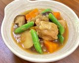 りんごと玉ねぎでみぞれ風☆鶏と野菜の煮物作り方30写真