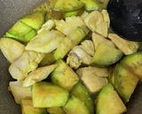 とろなすと鶏胸肉の和風カレー炒め作り方3写真