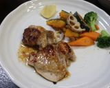 チキンソテー　レモンソース作り方7写真