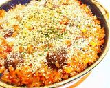ミートボール入り☆トマトリゾット☆作り方8写真