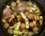 ヘルシー！合鴨とつみれの焼きねぎ鍋！作り方6写真
