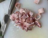 豚軟骨ともやしのひしお炒め作り方3写真