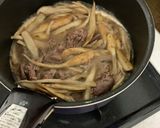 牛肉とごぼうの甘辛煮作り方1写真