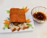 バラ肉皮付き焼きTHỊT HEOQUAY作り方13写真