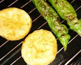 がんもと万願寺甘とう焼き和え作り方1写真
