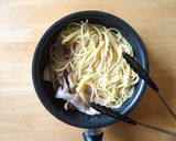 青森パスタ｜豚バラ肉汁ペペロンチーノ作り方12写真
