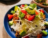 【簡単映えごはん】野菜いっぱいタコライス作り方8写真