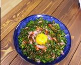 牛もも肉ユッケ丼　ボニーク使用作り方10写真