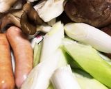 豚しゃぶの一人鍋〆はきしめん！作り方1写真