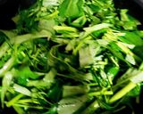 空芯菜のにんにく胡椒炒め作り方2写真
