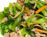 豚肉レタスのごま油炒め♪作り方6写真